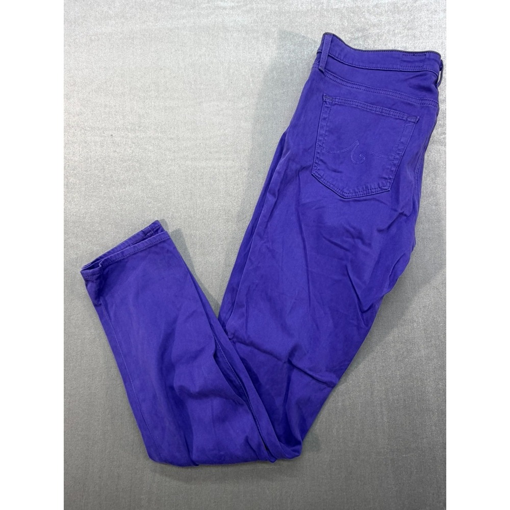 Adriano Goldschmied The Prima Mid Rise Women Pants Blue Size 28R Made in USA